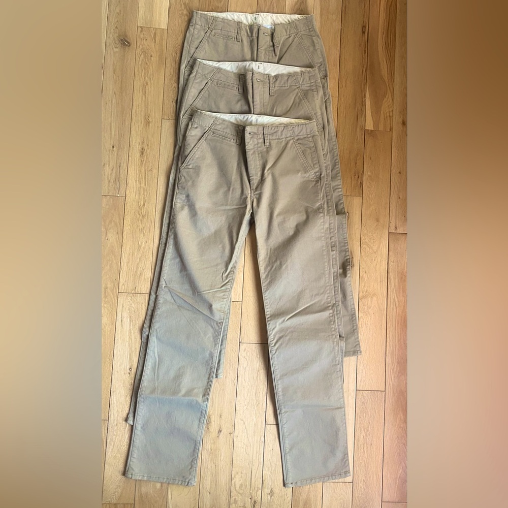 Gap Kids Khakis- (3-Pairs) Never worn. Uniform compliant, size 16